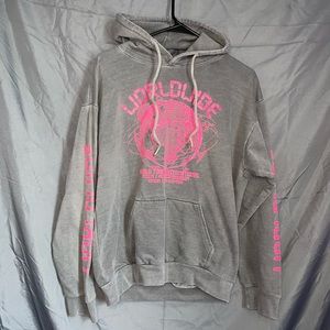 plt grey worldwide hoodie